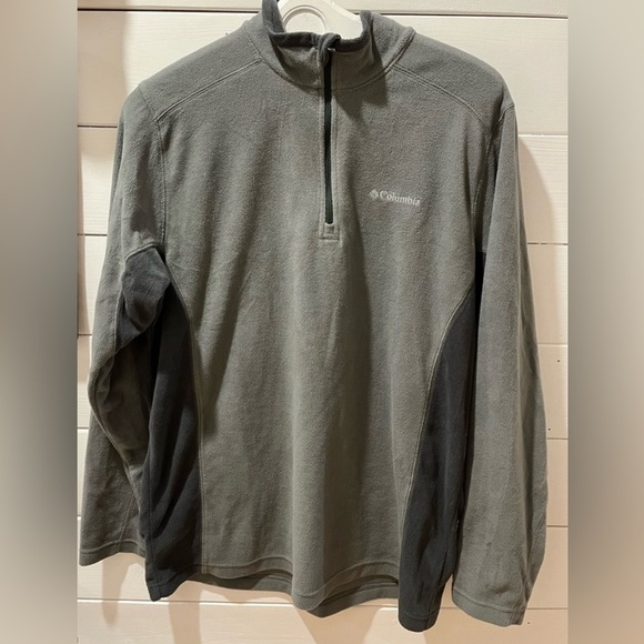 COLUMBIA Gray Classic fleece size M - Picture 1 of 9